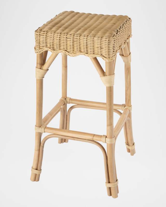 Flora Rattan 30" Bar Stool